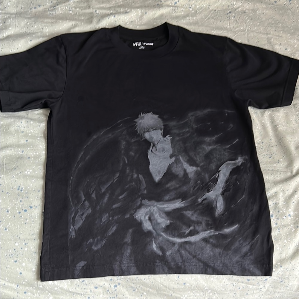 Anime Ichigo Black Graphic T-Shirt